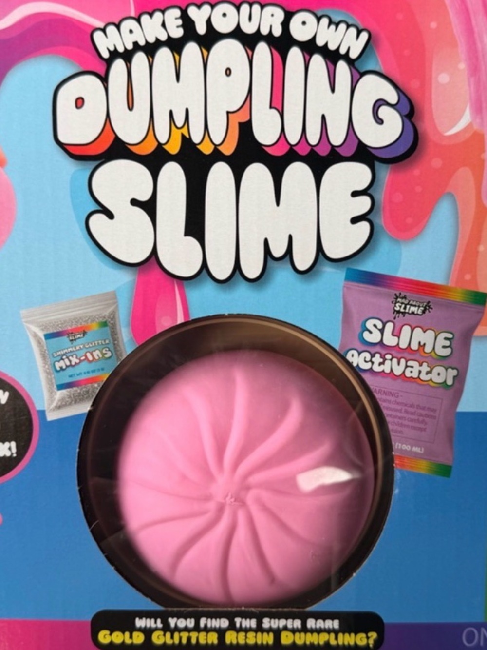 Make Your Own Dumpling Slime DIY Kit - Pink